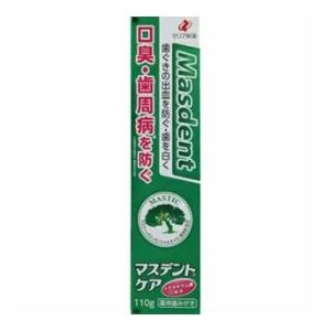 ゼリア新薬?マスデントケア 薬用 歯みがき 110g