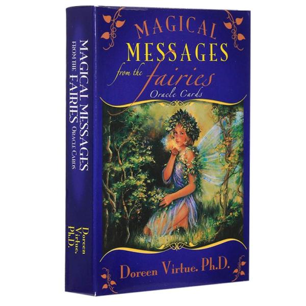 44枚/マジックフェアリー女神オラクルカード、将来の運命、カジュアルボードゲームのトランプ英語の占い...