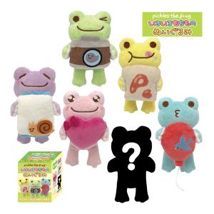 かえるのピクルスぬいぐるみセット 190277-23 かえるの ピクルス いろいろもちもの ぬいぐるみ 6個1セット