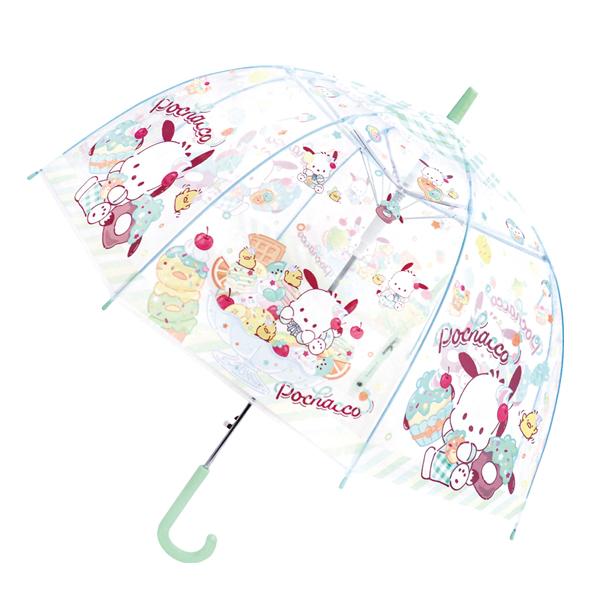 32525 子供ビニール傘 ポチャッコ ファンシー 55cm SANRIO サンリオ 長傘 雨 梅雨...