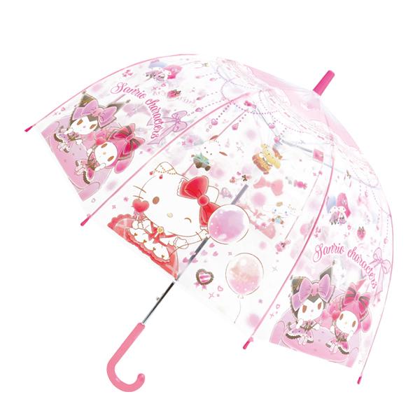 32526 子供ビニール傘 サンリオキャラクターズ 55cm SANRIO サンリオ 長傘 雨 梅雨...