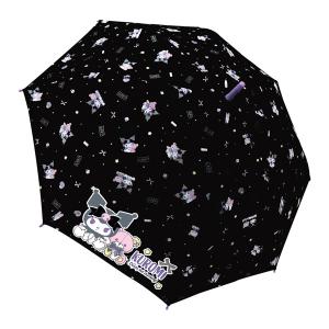 35206 Js キャラクター長傘 クロミ ベア 55cm ワンタッチタイプ 傘 カサ かさ 梅雨 雨具 レイングッズ SANRIO サンリオ｜パサパ