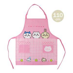 こども キャラクター エプロン ちいかわ ハチワレ うさぎ ピンク