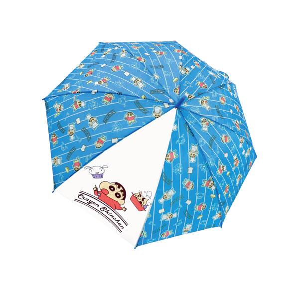35189 Js キャラクター長傘 クレヨンしんちゃん クッキング 55cm 黒骨仕様 ワンタッチ ...