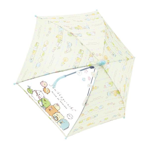 60041 Js キッズ傘 40cm すみっコぐらし フラワーライン 長傘 6本骨 Ssn-x サン...