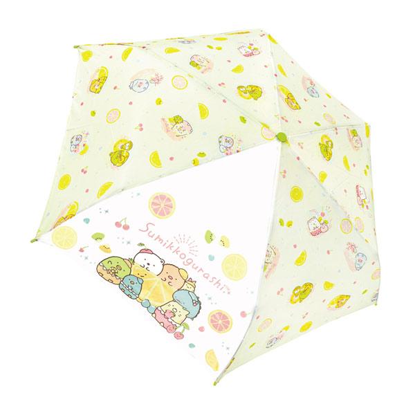90417 Js キャラクター折畳傘 すみっコぐらし フルーツ 53cm 折りたたみ傘 折り畳み傘 ...