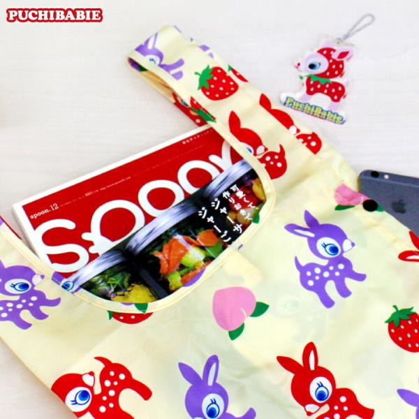 Puchi Babie プチバビエ SHOPPER BAG コンビニバッグ エコバッグ 軽量 大容量