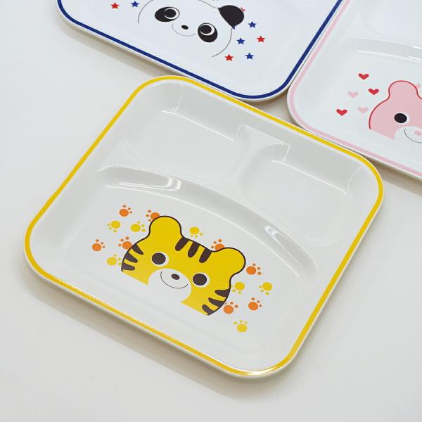 Hugme ハグミースクエアランチプレート 皿 男の子 子供 ギフト レンジ 食洗機