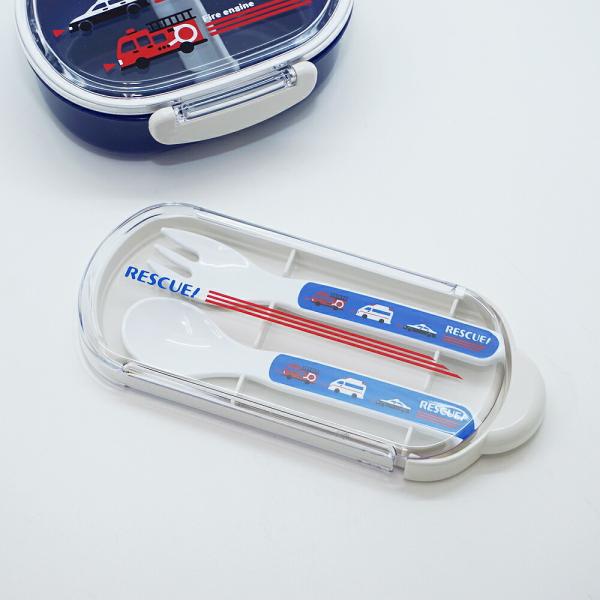 RESCUE はたらくくるまキッズカトラリーセット スプーンフォーク 男の子 子供 車