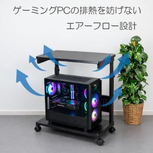 アウトレット品 PCワゴン パソコンワゴン C...の詳細画像2
