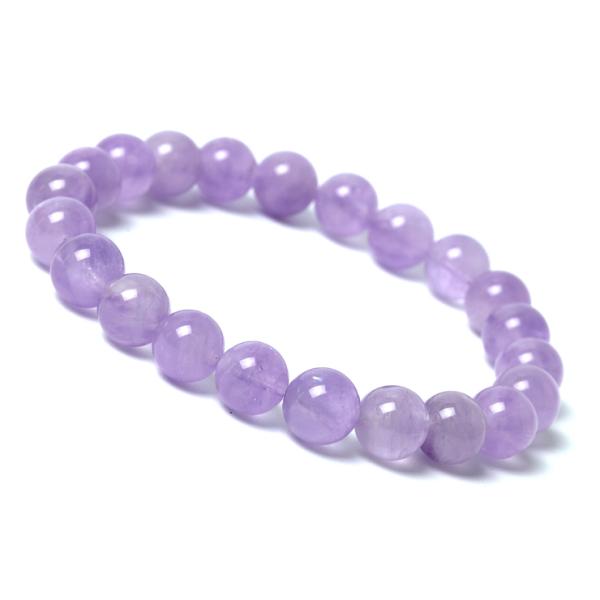 ラベンダーアメジスト8mm シンプルブレスレット
