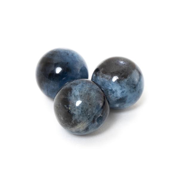 【粒売り/バラ売り】ブラックスターアクアマリン　12mm