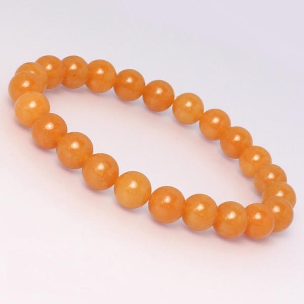オレンジアベンチュリン8mm シンプルブレスレット