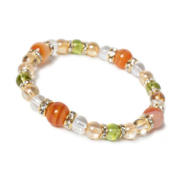 8月誕生石 ペリドットブレスレット レディース