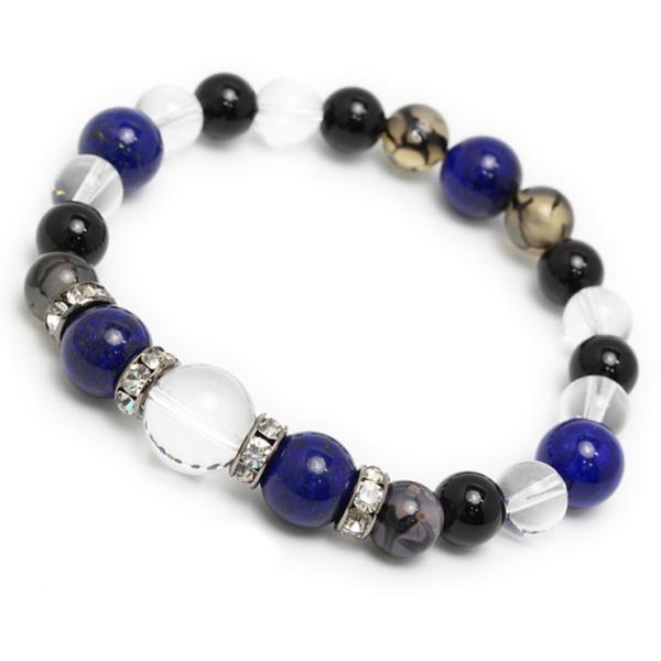 12月誕生石 ラピスラズリブレスレット メンズ