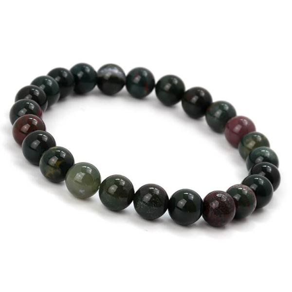 ブラッドストーン8mm シンプルブレスレット
