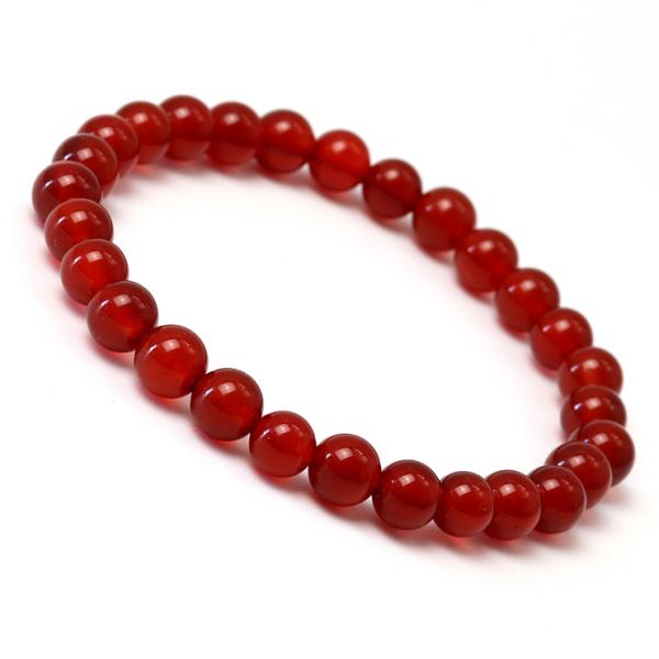 カーネリアン6mm シンプルブレスレット