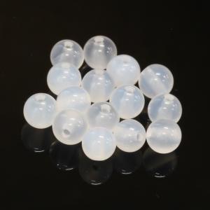 【粒売り/バラ売り】ホワイトカルセドニー 4mm