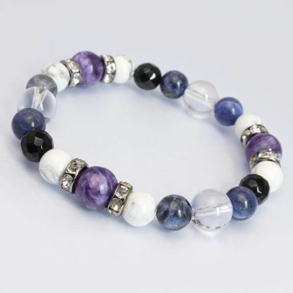 チャロアイト・ソーダライト デザインブレスレット