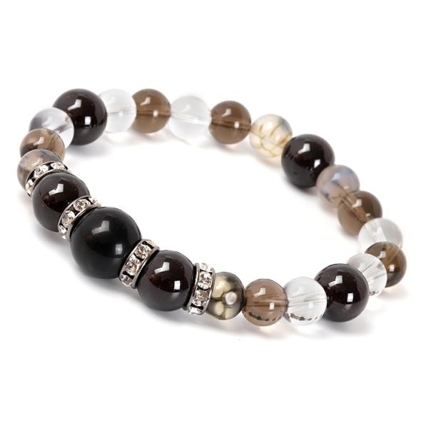 さそり座（10/24〜11/22）ガーネット 星座石メンズブレスレット