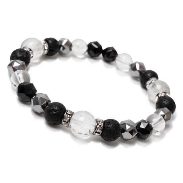 ヒマラヤクリスタル・ラバストーン　デザインブレスレット