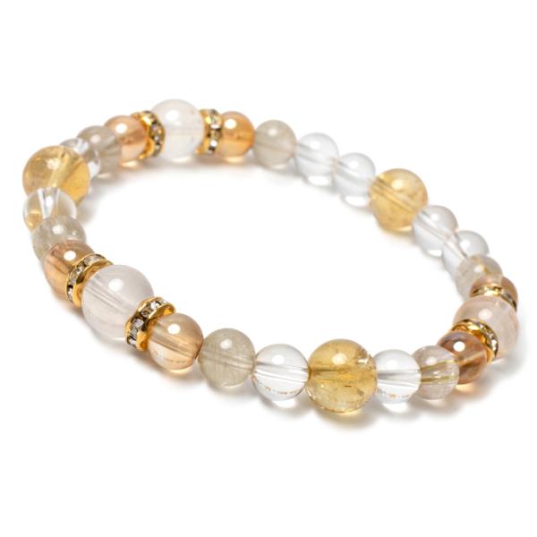 K2 ムーンクォーツ・シトリン レディースブレスレット