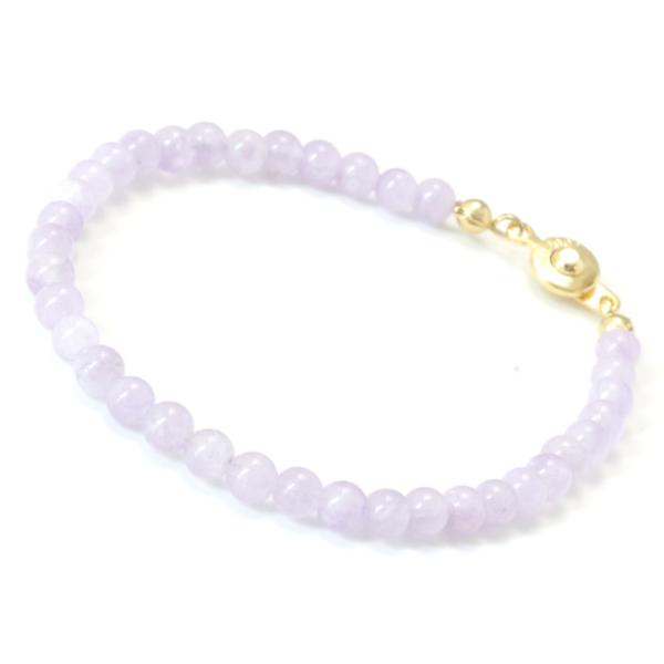 【fine】ラベンダーアメジスト 4mmブレスレット