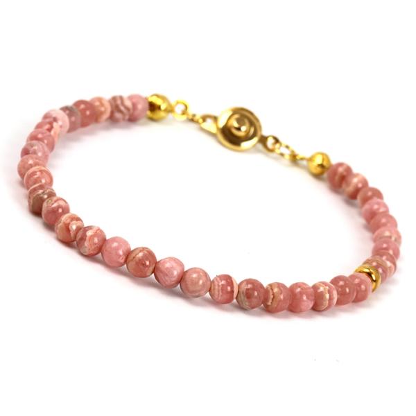 【fine】インカローズ 4mmブレスレット