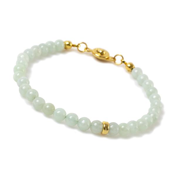 【fine】翡翠 4mmブレスレット