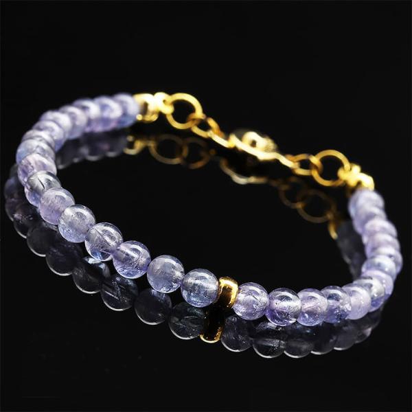 【fine】タンザナイト 4mmブレスレット