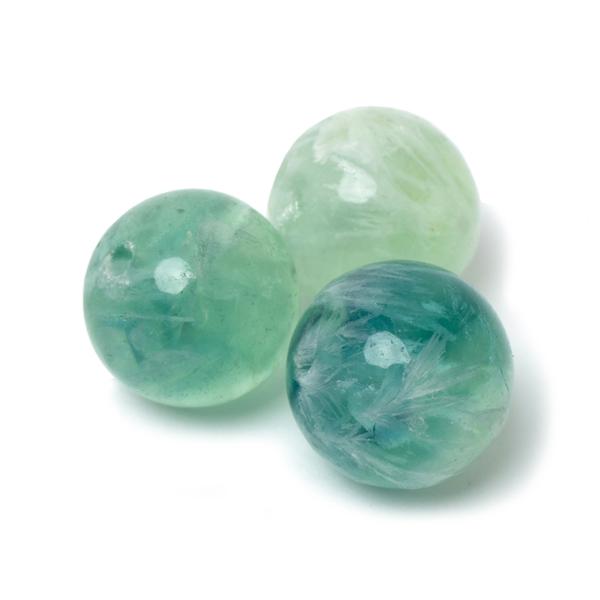 【粒売り/バラ売り】エンジェルフェザーフローライト 12mm