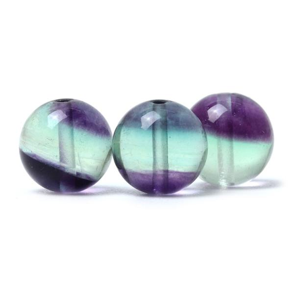 【粒売り/バラ売り】レインボーフローライト（バイカラー） 10mm