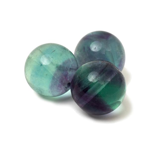 【粒売り/バラ売り】レインボーフローライト（バイカラー） 12mm