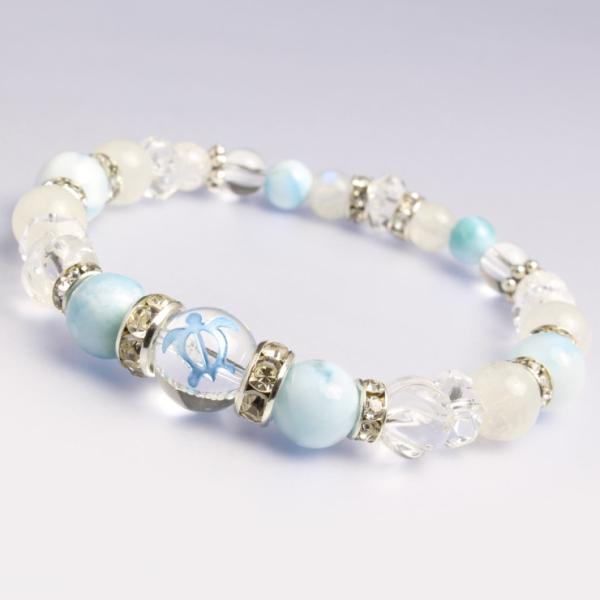 ホヌ・ラリマー デザインブレスレット