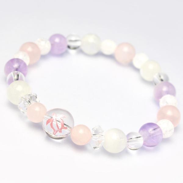 ホヌ・ブルームーンストーン デザインブレスレット