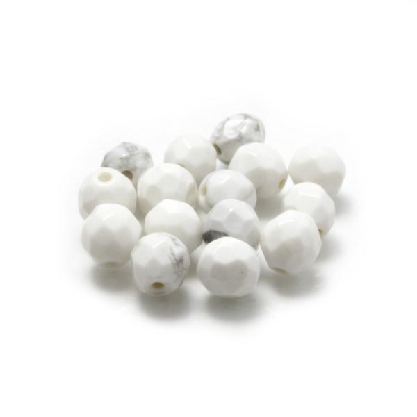 【粒売り/バラ売り】ハウライト（64面カット) 4mm