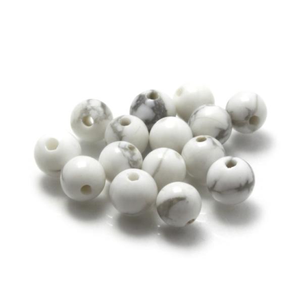 【粒売り/バラ売り】ハウライト(マグネサイト) 4mm