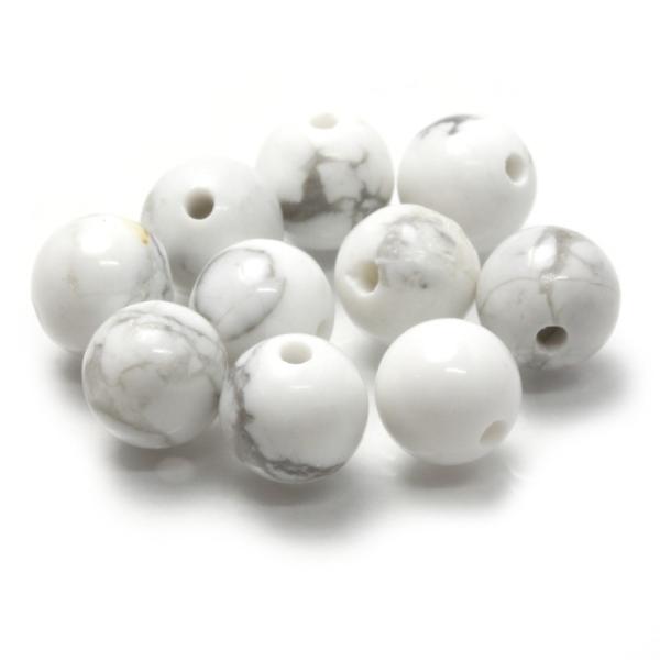 【粒売り/バラ売り】ハウライト(マグネサイト) 6mm