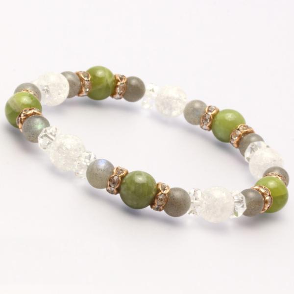 アイドクレース・ラブラドライト デザインブレスレット