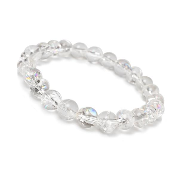 アイリスクォーツ 8mm シンプルブレスレット