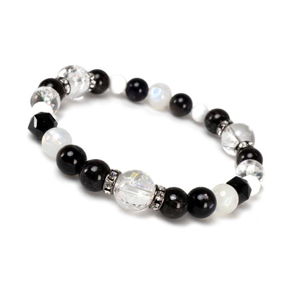 アイリスクォーツ メンズ デザインブレスレット