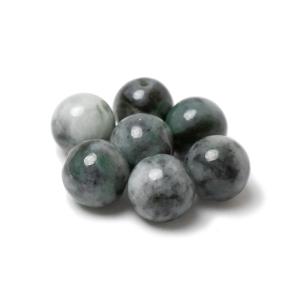 一点もの】ルース 糸魚川翡翠 深緑 13mm【鑑別書付き】 : パスクル