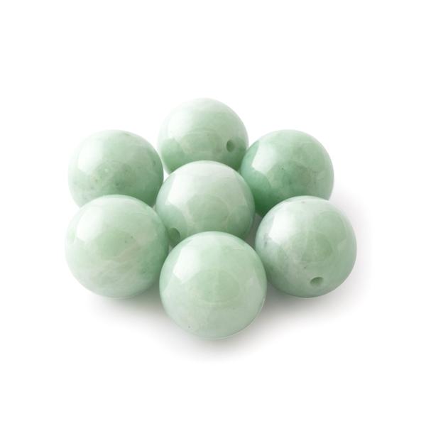 【粒売り/バラ売り】糸魚川翡翠 深緑 8mm