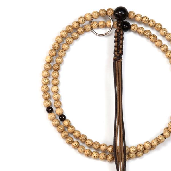 【曹洞宗 彩や】 京念珠 星月菩提珠 本式数珠（男性用）