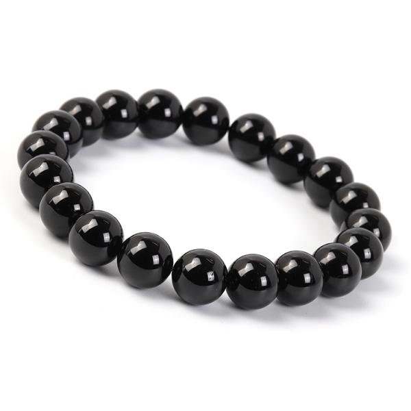 チベット モリオン10mm シンプルブレスレット