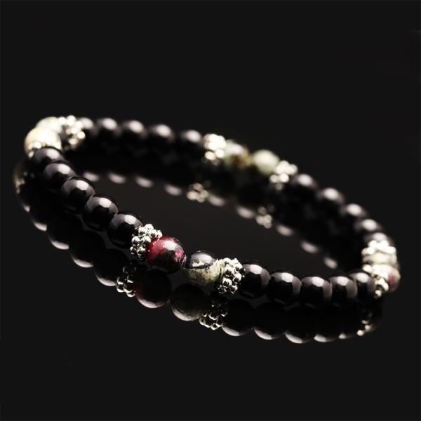 モリオン6mm メンズブレスレット