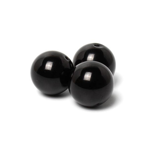 【粒売り/バラ売り】チベット モリオン（黒水晶） 12mm