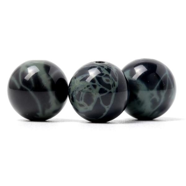 【粒売り/バラ売り】スパイダーウェブオブシディアン 10mm