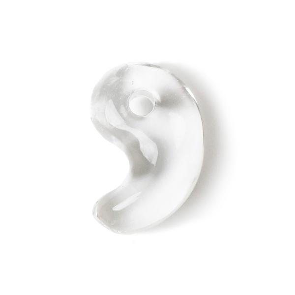 【一点もの】勾玉 山梨水晶 18mm（乙女鉱山産）