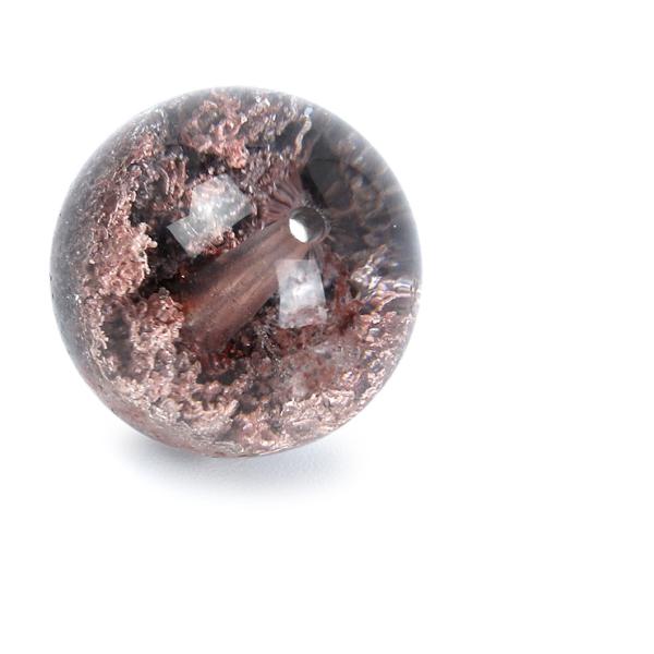 天然のガーデニング【一点もの】ガーデンクォーツ（ピンクパープル） 12mm